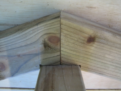 Cutting Bird Mouth joints.